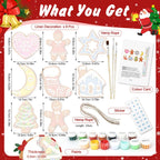 Starry Christmas Treats Ornaments Paint by Numbers