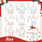 Festive Christmas Gnomes Ornaments Paint by Numbers