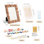 Madrid Floral Mini Framed Paint by Numbers