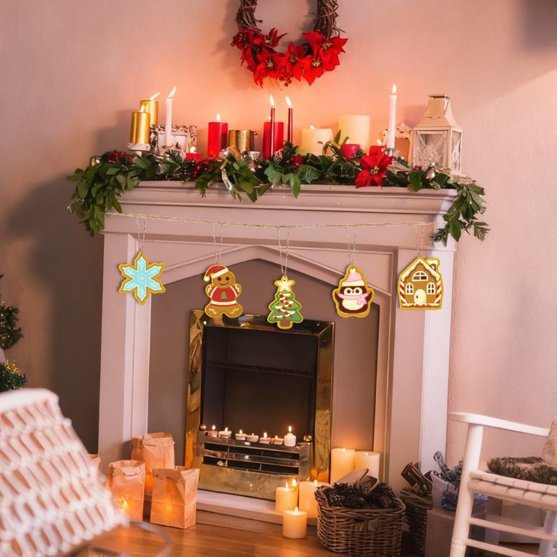 Cozy Christmas Characters Ornaments Paint by Numbers