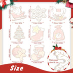 Christmas Wonderland Ornaments Paint by Numbers