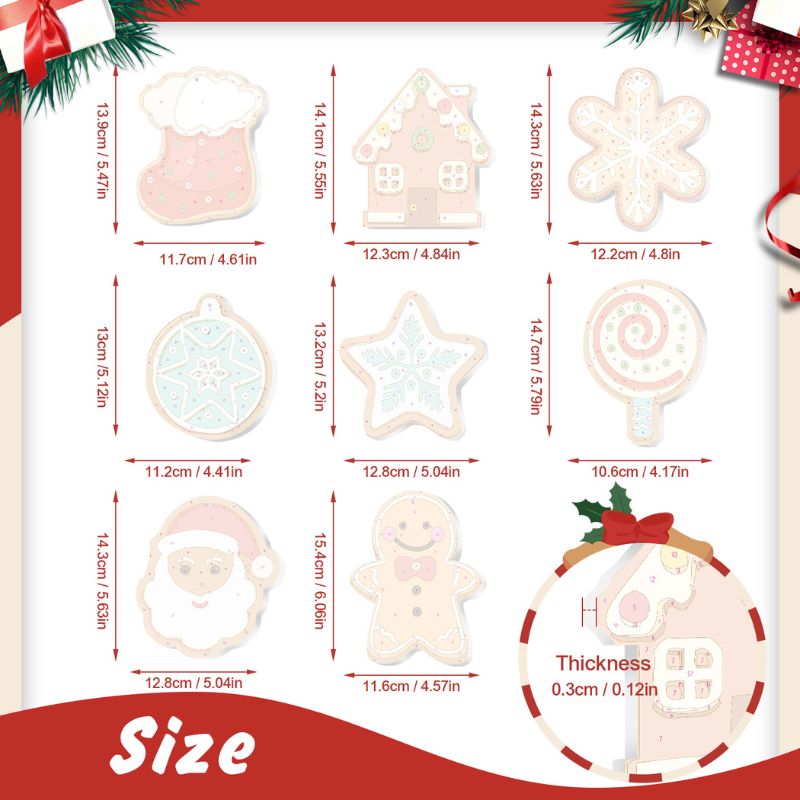 Christmas Candyland Ornaments Paint by Numbers