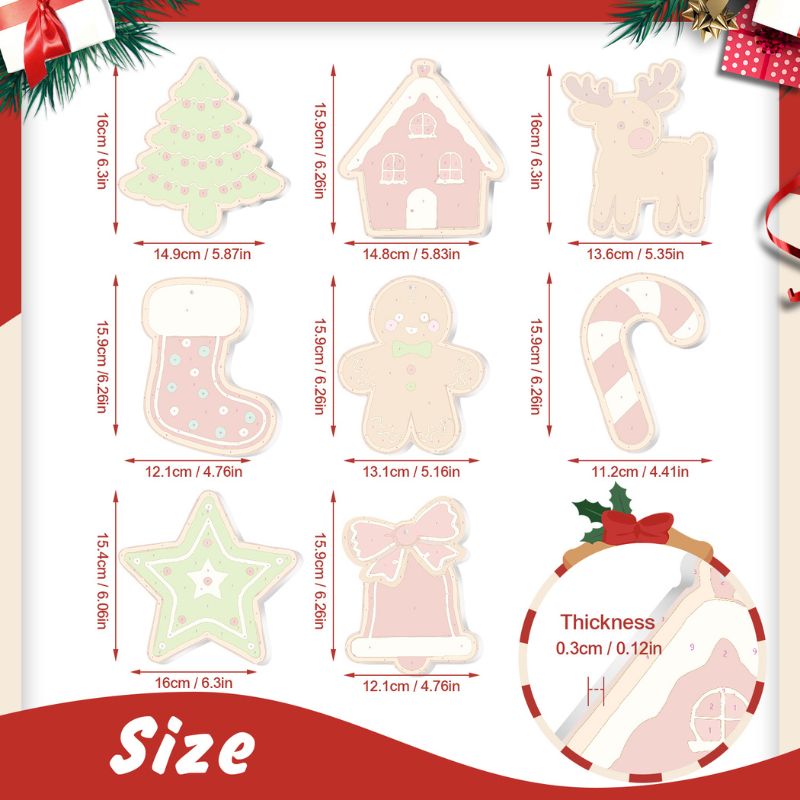 Merry Christmas Treasures Ornaments Paint by Numbers
