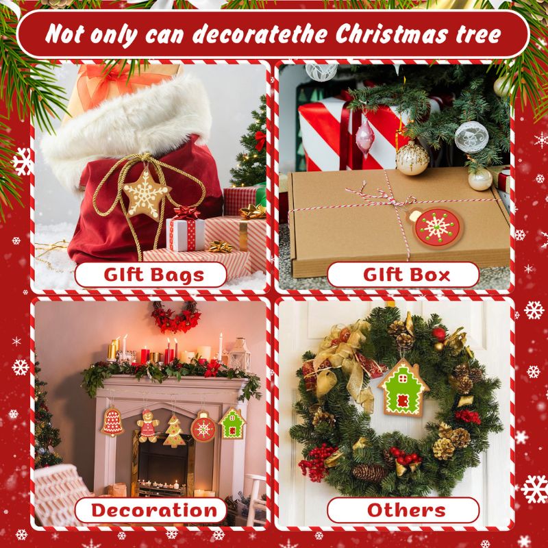 Gingerbread Christmas Ornaments Paint by Numbers
