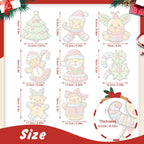 Jolly Christmas Friends Ornaments Paint by Numbers