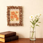 Coral Blooms Mini Framed Paint by Numbers