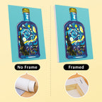 Floral Bottles Mini Paint by Numbers