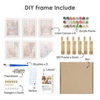 Charming Floral Doorways Mini Paint by Numbers