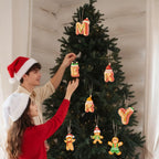 Merry Cookie Crew Ornaments Paint by Numbers