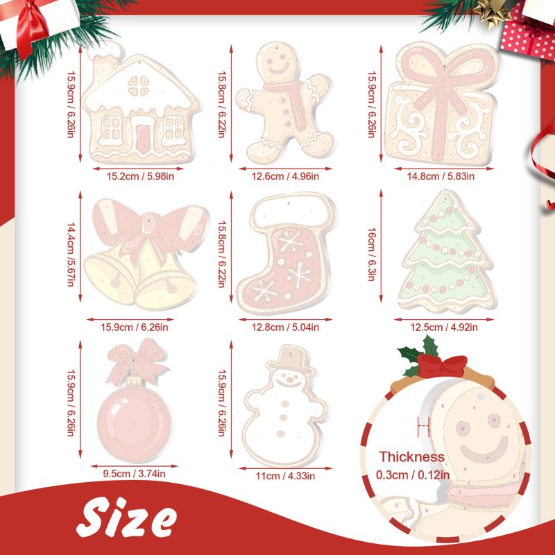 Traditional Christmas Ornaments Paint by Numbers