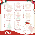 Traditional Christmas Cookie Ornaments Paint by Numbers