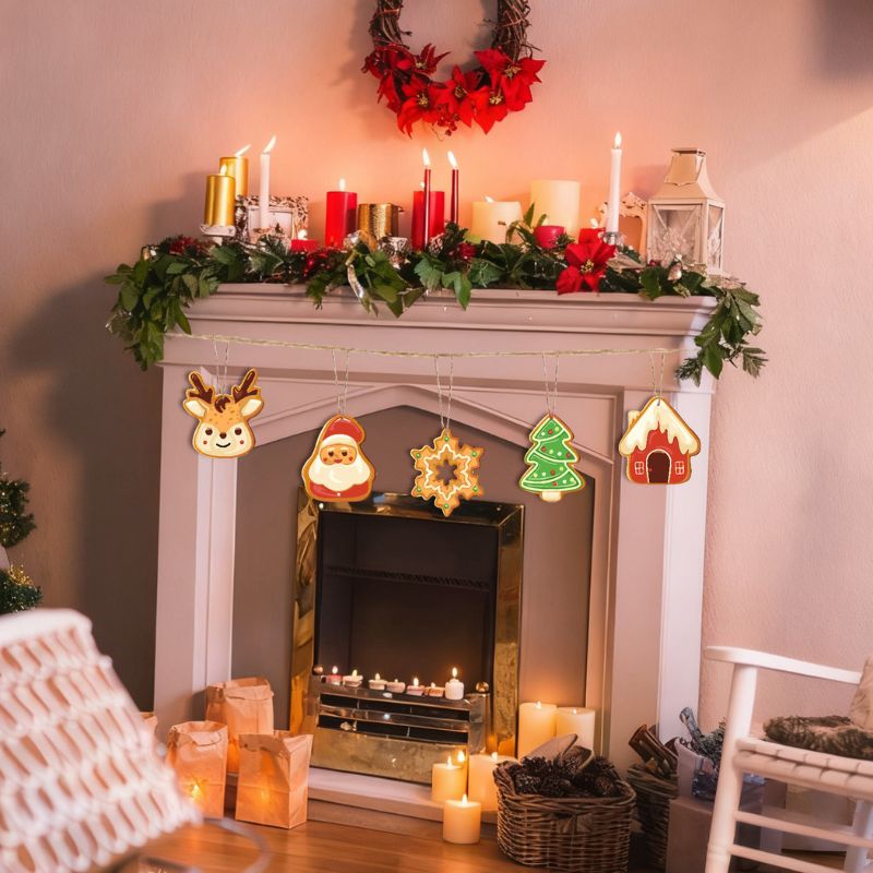 Cozy Farmhouse Christmas Ornaments Paint by Numbers