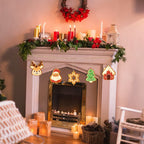 Cozy Farmhouse Christmas Ornaments Paint by Numbers