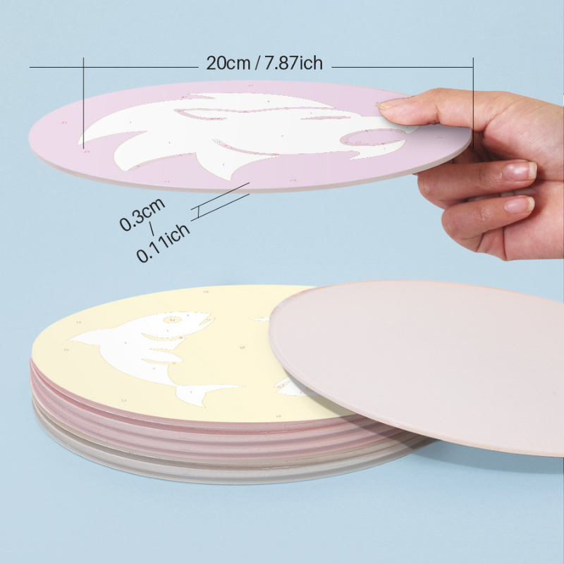 Astrology Symbols 12-Pieces Paint by Numbers Placemat