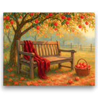 Autumn Apple Orchard Paint by Numbers