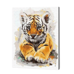 Baby Tiger Paint by Numbers