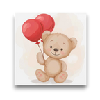Balloon Teddy Bear Kids Paint by Numbers