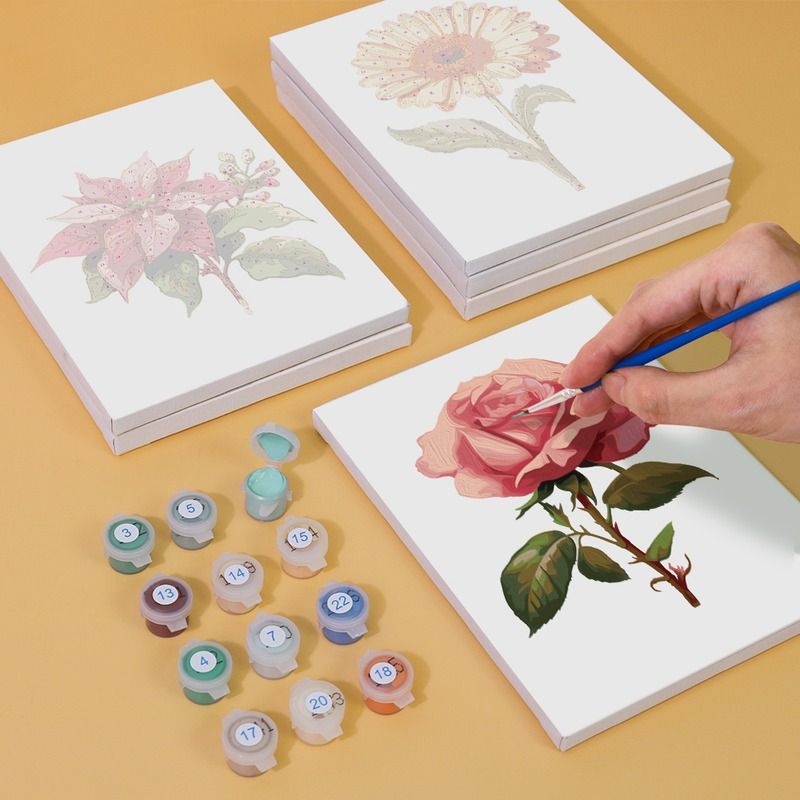 Beautiful Blooms Mini Paint by Numbers