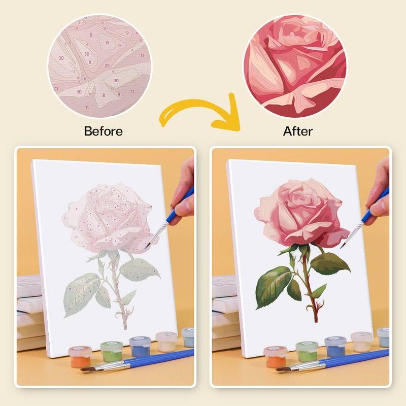 Beautiful Blooms Mini Paint by Numbers