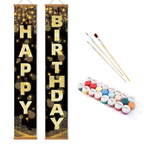 Birthday Wishes Hanging Scroll Paint by Numbers Kit