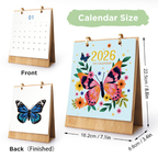 Blooming Butterfly Paint by Numbers Calendar