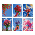 Blooming Skies - 6 Mini Paintings
