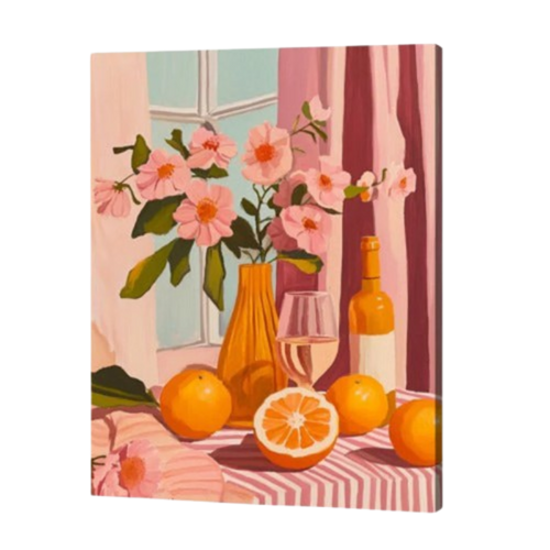 Blossoms Delight Paint by Numbers