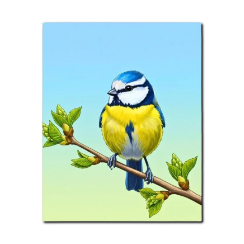 Garden Songbird Paint by Numbers