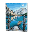 Blue Water Lake Paint by Numbers