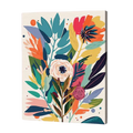 Botanical Burst Paint by Numbers