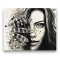 Butterfly Beauty Portrait Paint by Numbers