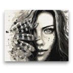 Butterfly Beauty Portrait Paint by Numbers
