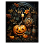 Candlelit Halloween Spirit Paint by Numbers