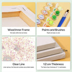 Charming Dog Faces Mini Paint by Numbers