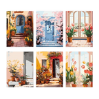 Charming Doorways - 6 Mini Paintings