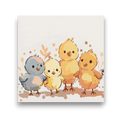 Cheerful Chick Family Kids Paint by Numbers