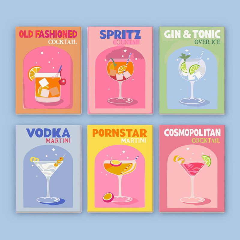 Cheers & Sips Mini Paint by Numbers