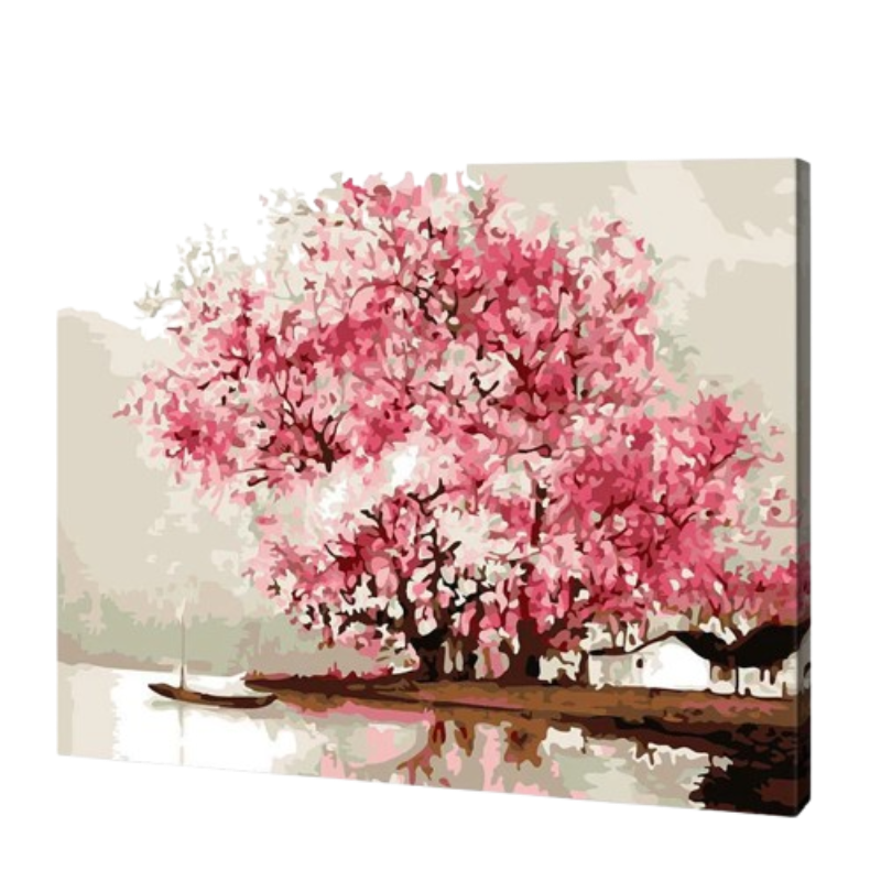 Chery Blossoms Paint by Numbers