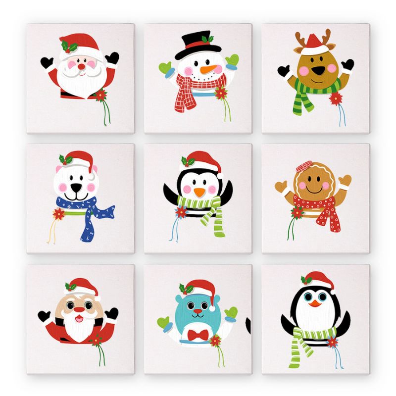 Christmas Crew Mini Paint by Numbers