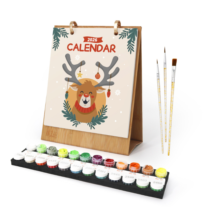 Christmas Reindeer Paint by Numbers Calendar
