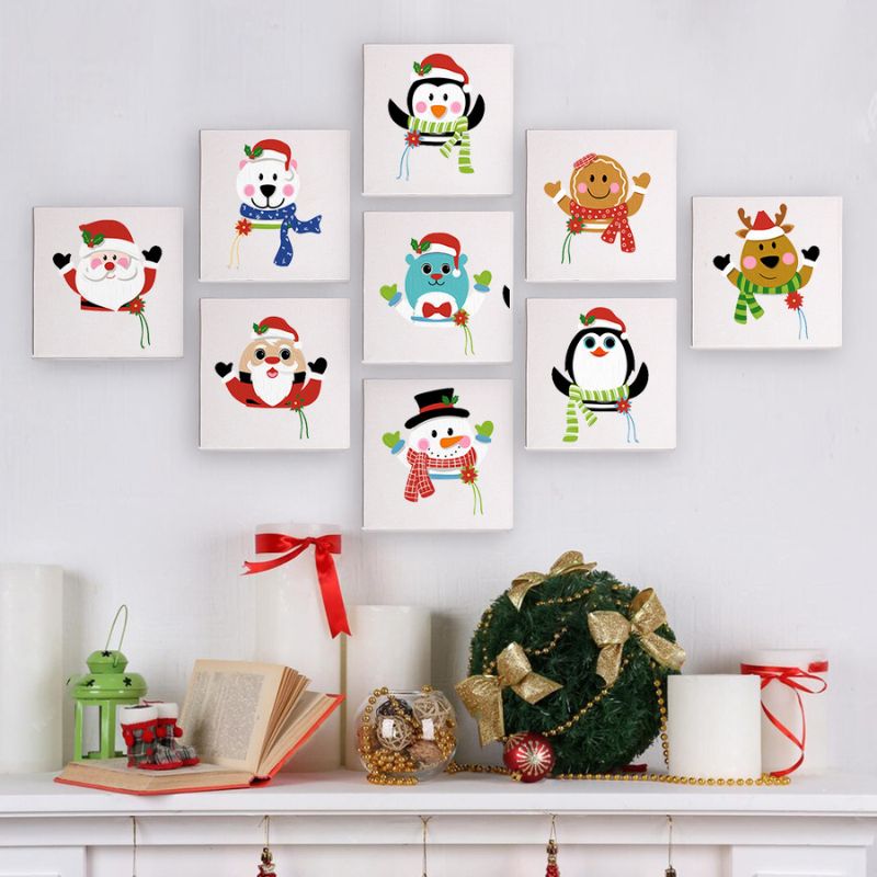 Christmas Crew Mini Paint by Numbers