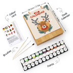 Christmas Reindeer Paint by Numbers Calendar