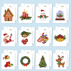 Christmas Tree Paint by Numbers Calendar