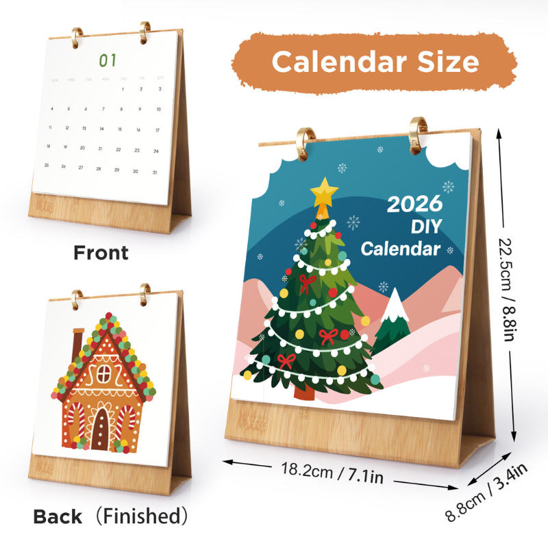 Christmas Tree Paint by Numbers Calendar
