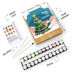 Christmas Tree Paint by Numbers Calendar
