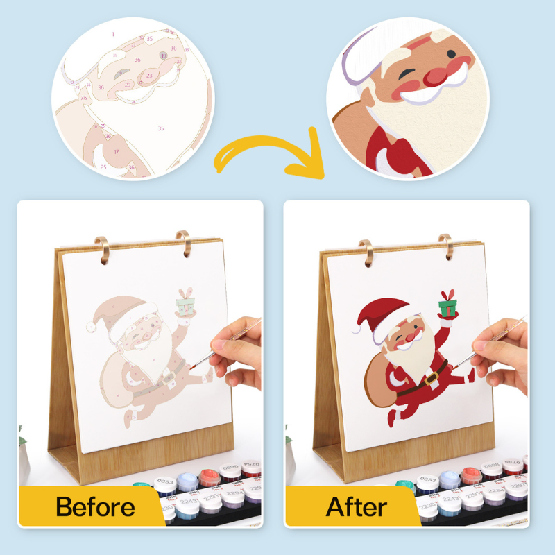 Christmas Tree Paint by Numbers Calendar