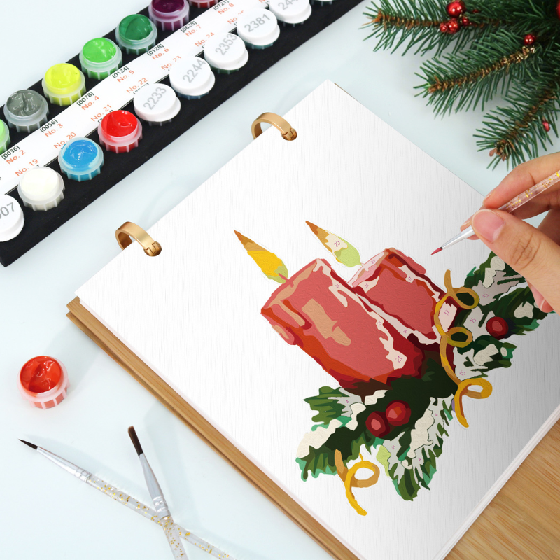 Christmas Tree Paint by Numbers Calendar