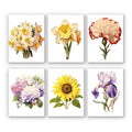 Classic Garden Flowers Mini Paint by Numbers