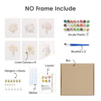 Classic Garden Flowers Mini Paint by Numbers