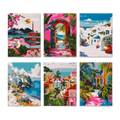 Coastal Escapes - 6 Mini Paintings
